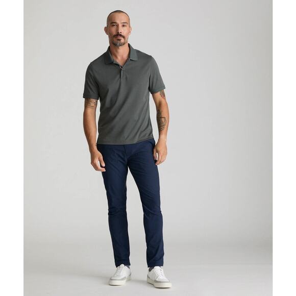 UNTUCKit Chancellor Tech Pants Mens 38 x 32 Navy Straight Leg Stretch Casual - Picture 1 of 6